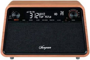 Overview of the Sangean HDR-19 HD Radio/AM/FM-RDS/Bluetooth/AUX Premium Wooden Cabinet Radio