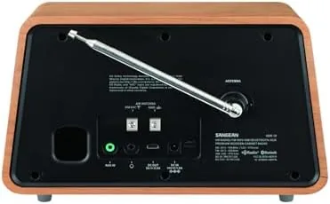 The Sangean HDR-19 HD Radio/AM/FM-RDS/Bluetooth/AUX Premium Wooden Cabinet Radio in real use