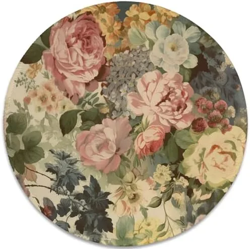 Elegant Watercolor Floral Mouse Pad - Blossom Your Desk with Nature's Art, Stitched Edges Review: Tested and Rated