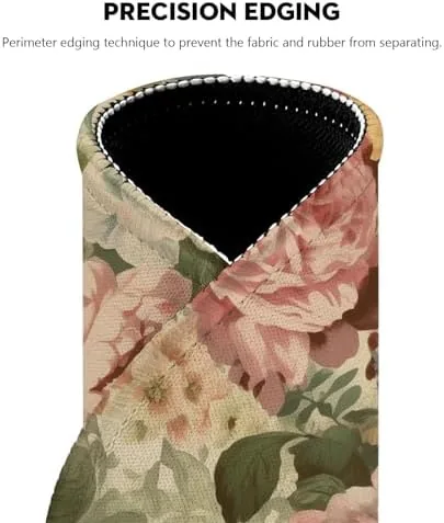 Close look at the Elegant Watercolor Floral Mouse Pad - Blossom Your Desk with build quality