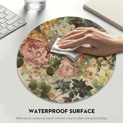 The Elegant Watercolor Floral Mouse Pad - Blossom Your Desk with in real use
