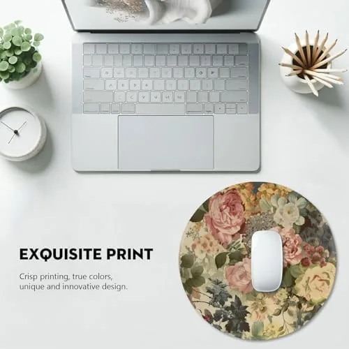 The Elegant Watercolor Floral Mouse Pad - Blossom Your Desk with compared in context