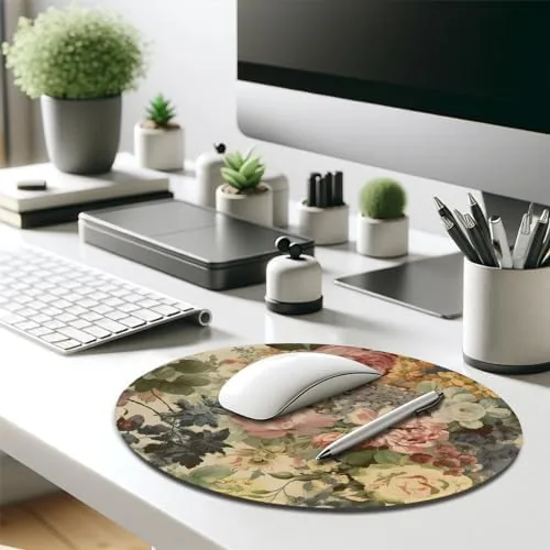 Testing the Elegant Watercolor Floral Mouse Pad - Blossom Your Desk with over two weeks