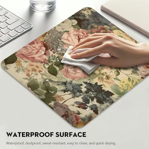 The Elegant Watercolor Floral Mouse Pad - Blossom Your Desk with in real use
