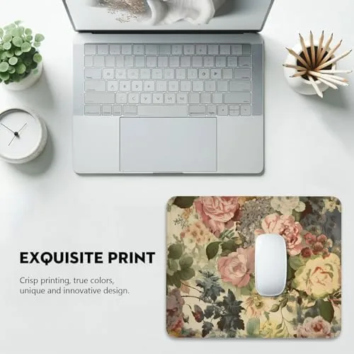 The Elegant Watercolor Floral Mouse Pad - Blossom Your Desk with compared in context