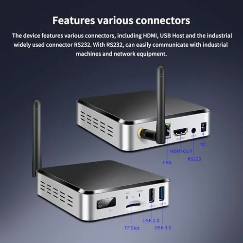 Close look at the Geniatech Android 11 Smart TV Box 4K, HDMI-in Digital Signage build quality