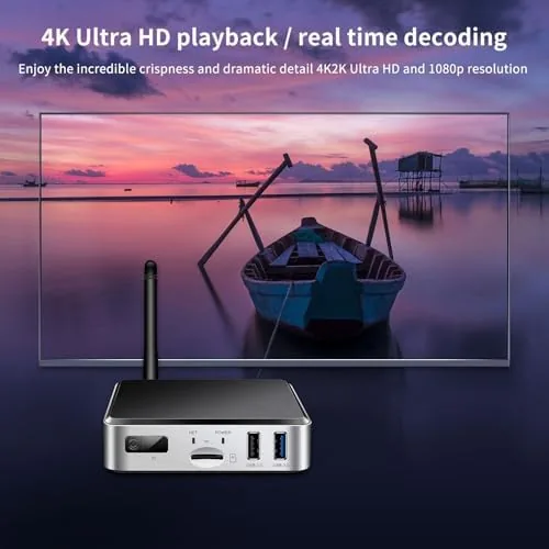 The Geniatech Android 11 Smart TV Box 4K, HDMI-in Digital Signage in real use