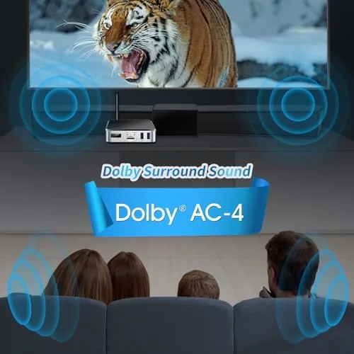 Another view of the Geniatech Android 11 Smart TV Box 4K, HDMI-in Digital Signage