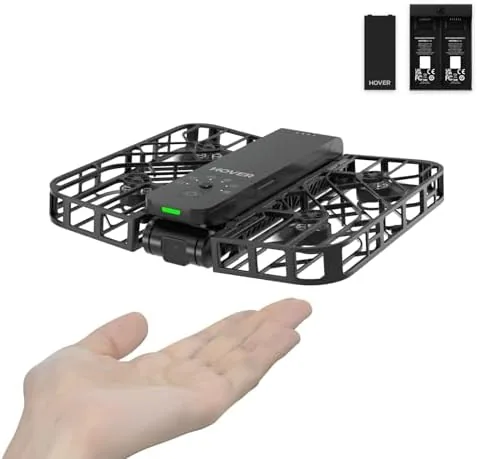 Close look at the HOVERAir X1 Self-Flying Camera Black Combo with PU Case, Pocket-Sized build quality