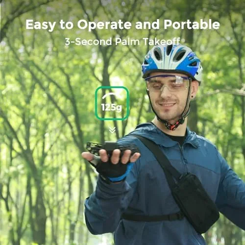 The HOVERAir X1 Self-Flying Camera Black Combo with PU Case, Pocket-Sized in real use