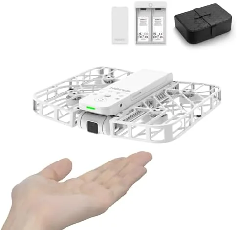 HOVERAir X1 Self-Flying Camera White Combo with PU Case, Pocket-Sized Drone HDR Video Capture Review: Tested and Rated