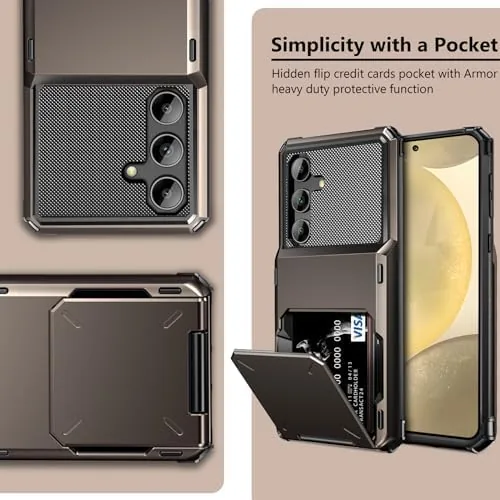 The Vofolen for Samsung Galaxy S24+ Plus Wallet Case with Card compared in context
