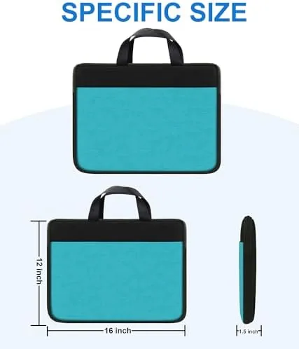 Another view of the Laptop Sleeve Bag 15.6 inch, Travel Laptop Case Handbag Shockproof