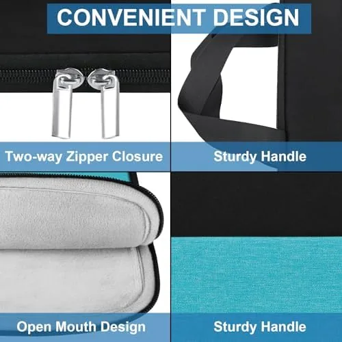 Testing the Laptop Sleeve Bag 15.6 inch, Travel Laptop Case Handbag Shockproof over two weeks