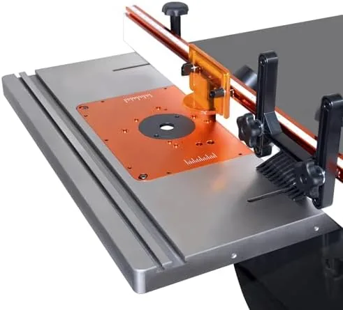 The O'SKOOL Cast Iron Router Table Extension Wing, 27 Inch by compared in context