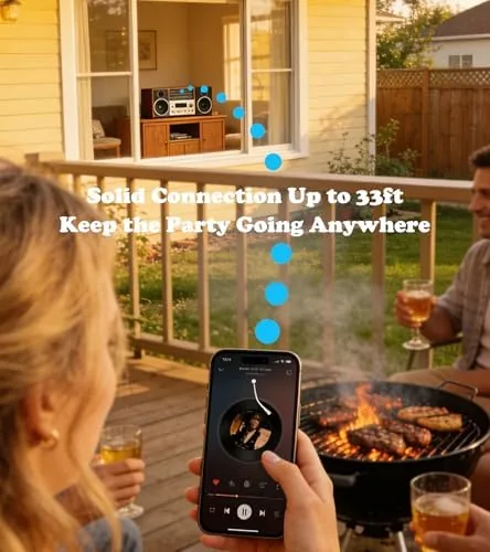 The KAIY Bluetooth Receiver for Home Stereo, AUX RCA to Bluetooth compared in context
