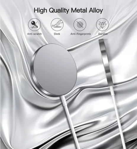 Testing the Magnetic Wireless Charger, 2-Pack 15W Fast Mag-Safe Stand for iPhone over two weeks