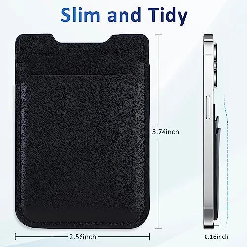 Close look at the Fulgamo Phone Wallet Stick on,Card Holder for Phone Case,Phone Card build quality