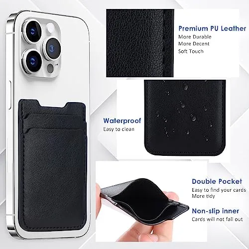 Another view of the Fulgamo Phone Wallet Stick on,Card Holder for Phone Case,Phone Card