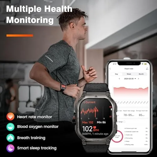 Testing the AMAZTIM Smart Watch - Rugged Outdoor Fitness Watch, 170+ Sports over two weeks