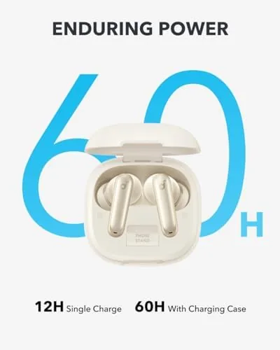 The Soundcore P40i by Anker Noise Cancelling Earbuds with Adaptive ANC in real use
