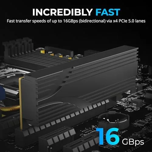 The SABRENT M.2 NVMe SSD to PCIe x16 Adapter Card, Gen5 compared in context