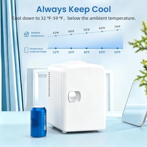 Testing the Antarctic Star Compact Refrigerator, Portable Mini Fridge, Skin Care 4L over two weeks