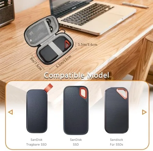Close look at the Hard Case for Sandisk Extreme Pro/Sandisk Extreme Portable External SSD build quality