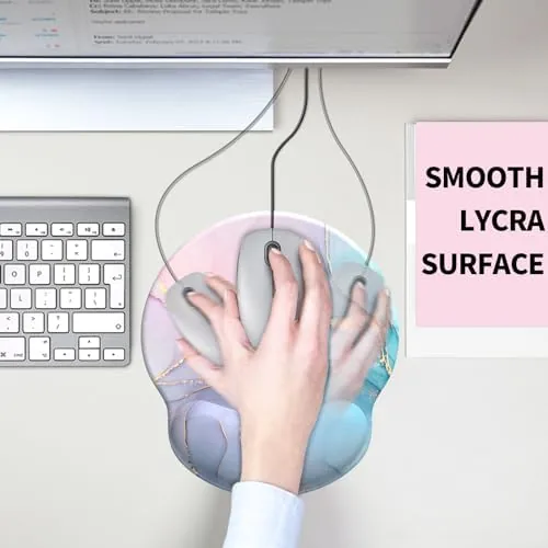 Another view of the Mouse Pad with Wrist Rest, Comfortable Computer Mousepad with Gel