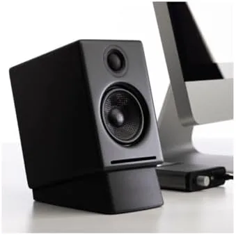 Close look at the Audioengine DS2M Metal Speaker Stands Pair ,  Steel Desktop Speaker build quality