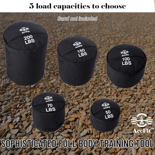The Acefit Training Sandbag for Working Out| Heavy Duty Workout Sandbags| compared in context
