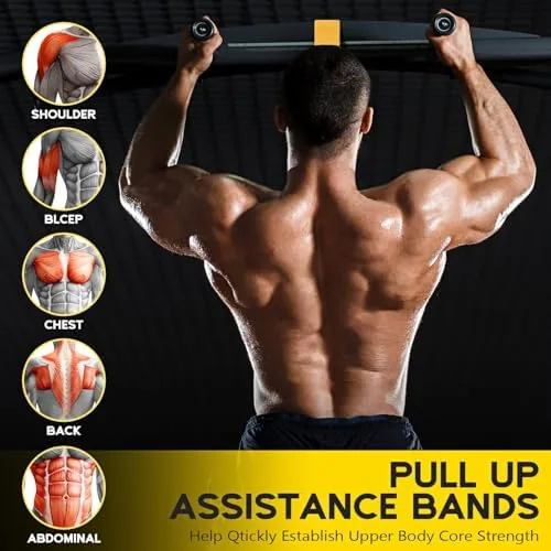 The Pull Up Assistance Bands, Adjustable Heavy Duty Resistance Band for in real use