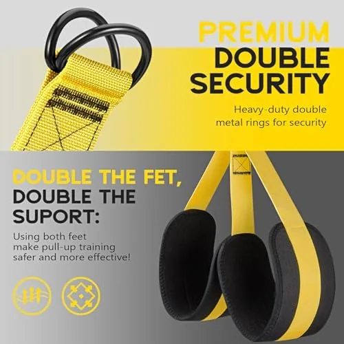 Another view of the Pull Up Assistance Bands, Adjustable Heavy Duty Resistance Band for