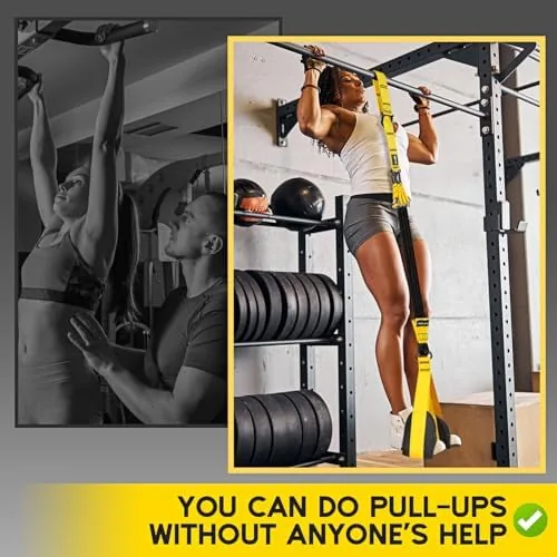 The Pull Up Assistance Bands, Adjustable Heavy Duty Resistance Band for compared in context