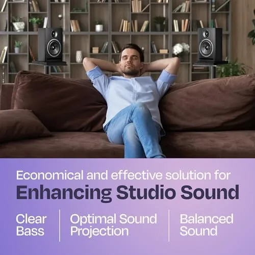 Testing the Studio Monitor Isolation Pads Premium Acoustic Foam Elevates Audio Ideal over two weeks