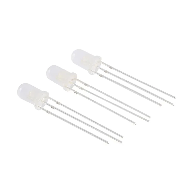 The 100pcs 5mm F5 LED Bi-Color Diffused Common Cathode Round Light in real use