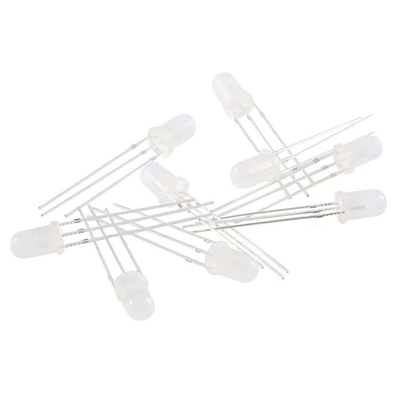 Another view of the 100pcs 5mm F5 LED Bi-Color Diffused Common Cathode Round Light