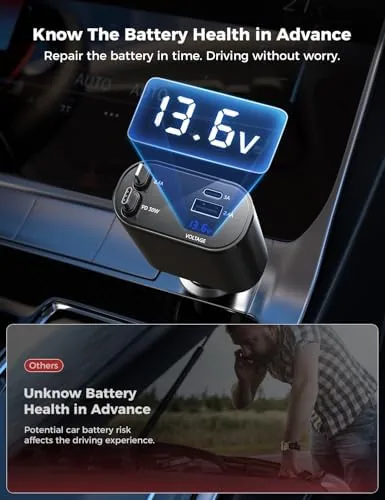 Testing the Retractable Car Charger, 4-in-1 Fast Phone Charger Adapter | Dual over two weeks