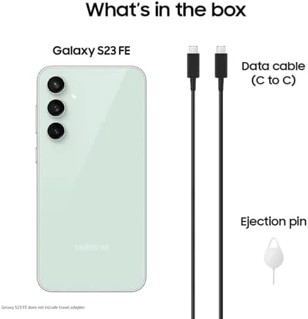 The Samsung Galaxy S23 FE 5G, US Version, 128GB, Mint - Unlocked (Renewed) compared in context