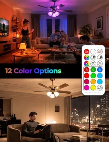 The ILC E17 Intermediate Base LED Light Bulbs (40w Equivalent) 5W in real use