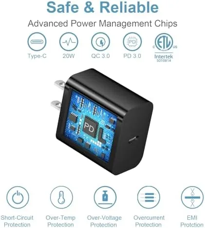 Another view of the iPhone 17 16 15 Charger Fast Charging Type C Chargers