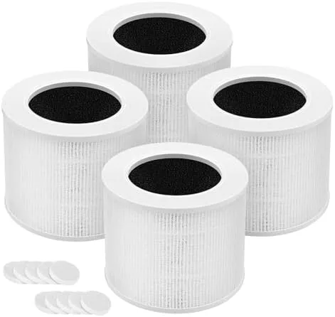 4 Pack Core Mini Replacement Filter for LEVOIT Core Mini-P Air Purifiers | Core Review: Tested and Rated