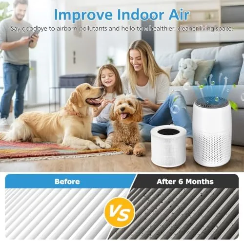 The 4 Pack Core Mini Replacement Filter for LEVOIT Core Mini-P in real use