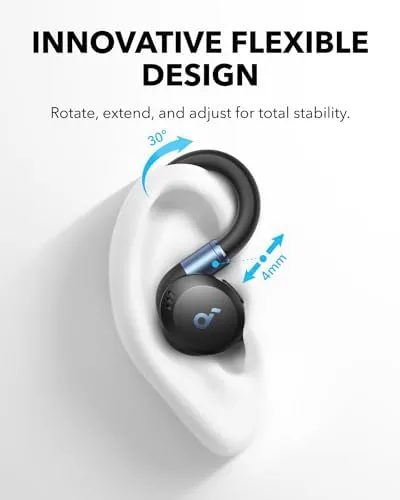 Close look at the Soundcore Sport X20 by Anker Noise Cancelling Workout Earbuds, Ear build quality