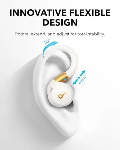 Close look at the soundcore Sport X20 by Anker Noise Cancelling Workout Earbuds, Ear build quality