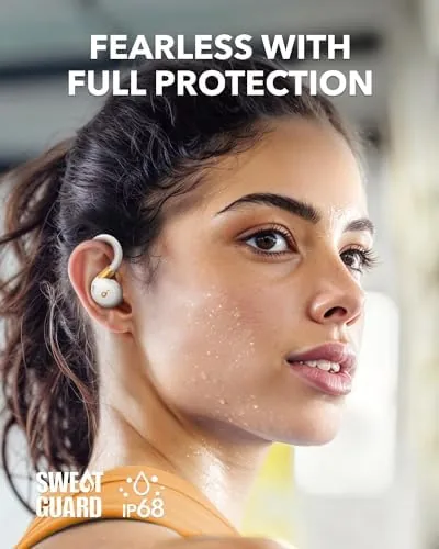 The soundcore Sport X20 by Anker Noise Cancelling Workout Earbuds, Ear compared in context
