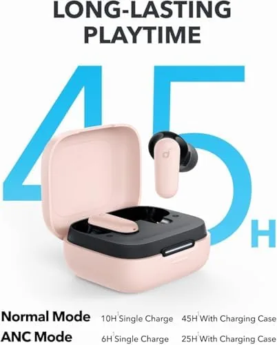 Another view of the Soundcore P30i by Anker Noise Cancelling Earbuds, Hands-Free Viewing |