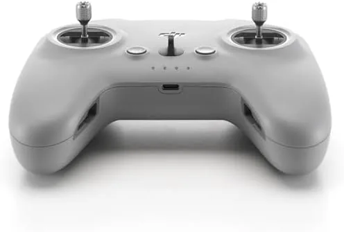 Pilot holding the controller during a daytime flight session