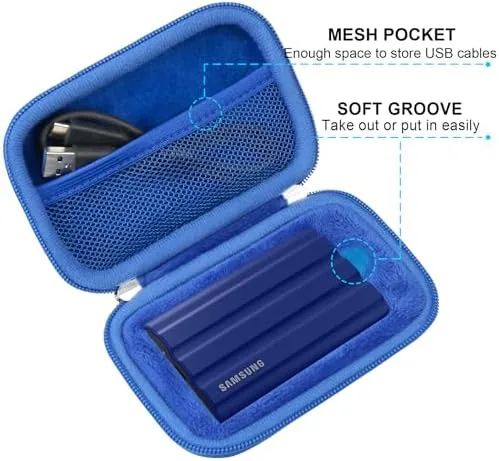 The Lacdo Hard Carrying Case for Samsung T7 Shield/Samsung T7 / in real use