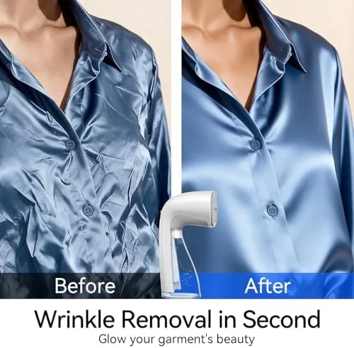 The HiLIFE Upgraded Steamer for Clothes, Handheld & Portable, 1100W Powerful in real use